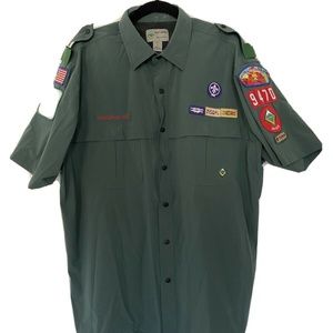 BSA Mens Venturing Green Uniform Shirt XL